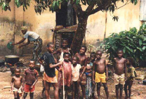 Quelques enfants du village